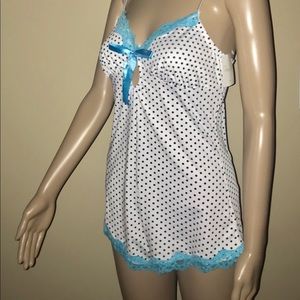 🗝Rene Rofe Teal & White Teddy 🥰🗝